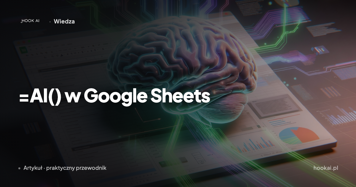 =AI() w Google Sheets — Twój arkusz dostał mózg